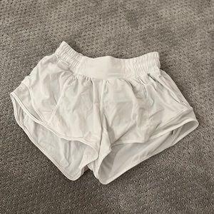 White Lululemon Shorts Size 2